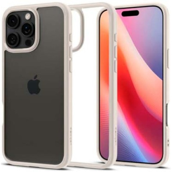 Чехол для телефона Spigen Ultra Hybrid для iPhone 16 Pro Max ACS08385 (Natural Titanium)