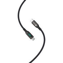 Кабель Atomic WOW100 USB-C-USB-C PD 100W 5A 30.391 (1.5м, черный)