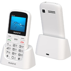 Мобильный телефон Maxvi B201ds (белый)