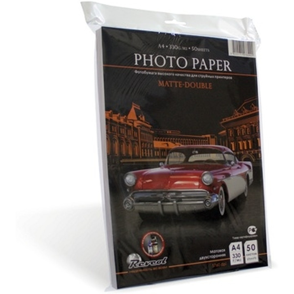 Фотобумага Revcol Матовая двухсторонняя A4 330 г/м2 50 л