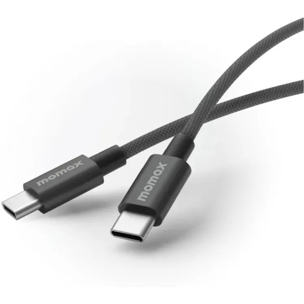 Кабель Momax Elite DC30D USB 3.2 Gen2 Type-C - USB 3.2 Gen2 Type-C (1.5 м, черный)