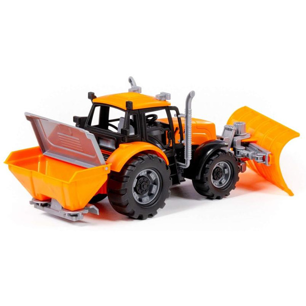 Трактор Полесье Прогресс Снегоуборочный 91772 (оранжевый)