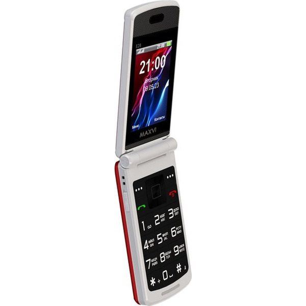 Кнопочный телефон Maxvi E28 (красный)