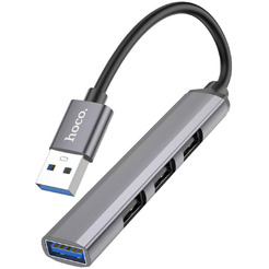 USB-хаб Hoco HB26 (серый)