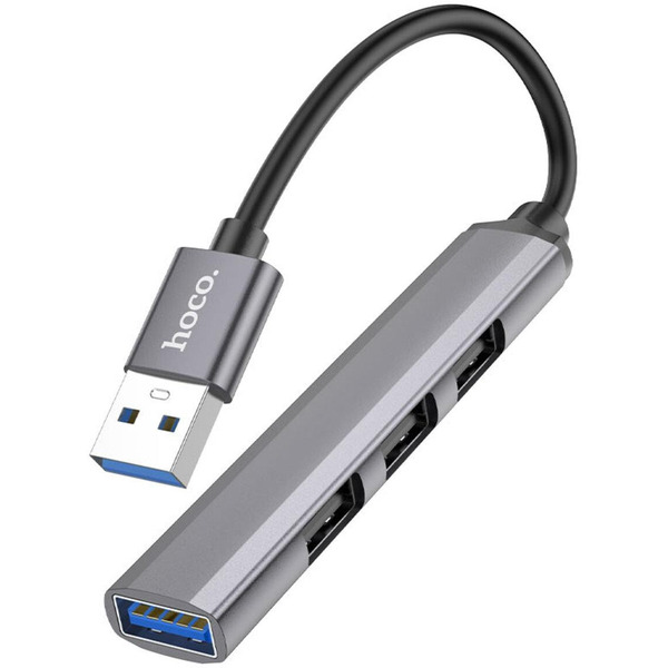 USB-хаб Hoco HB26 (серый)