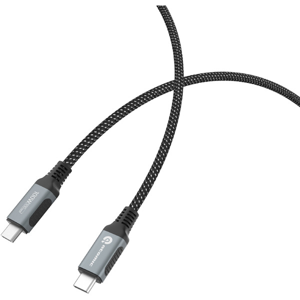 Кабель Atomic Urban USB-C-USB-C PD 100W 5A 30.397 (2м, черно-серый)