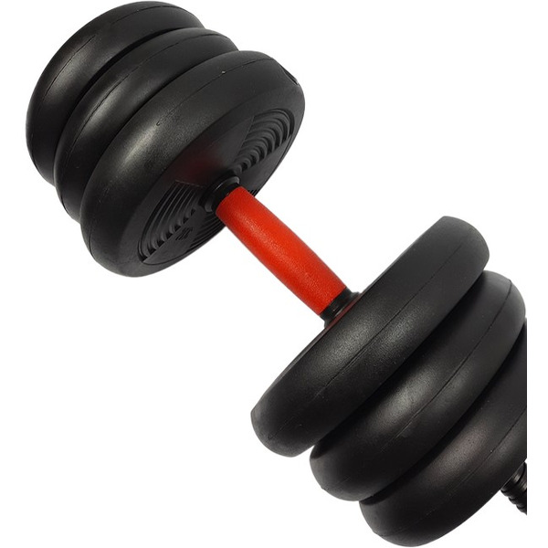 Набор гантелей AMETIST со штангой и гирями 6в1 20 кг