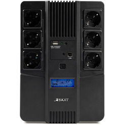 Источник бесперебойного питания Бастион SKAT-UPS 800-AID-IN-1x9