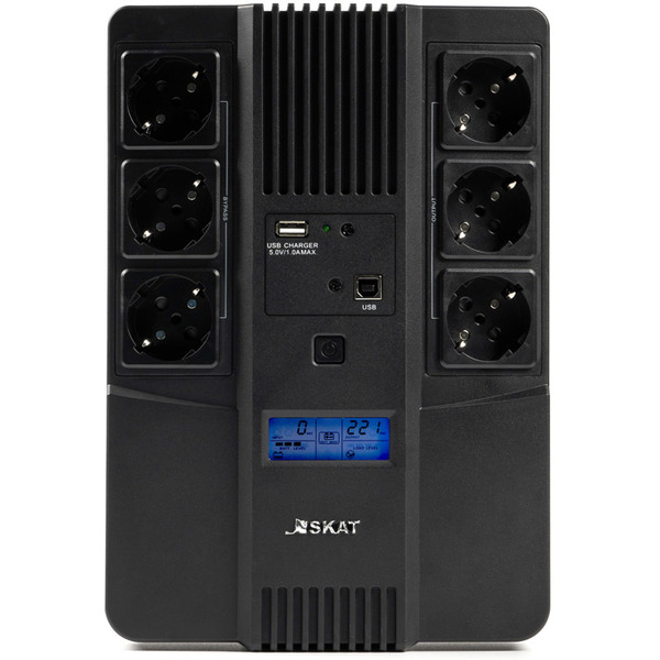 Источник бесперебойного питания Бастион SKAT-UPS 800-AID-IN-1x9