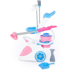 Игровой набор Полесье Помощница-5 с пылесосом 59314