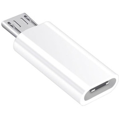 Переходник BINGO с Type-C на MicroUSB (белый)