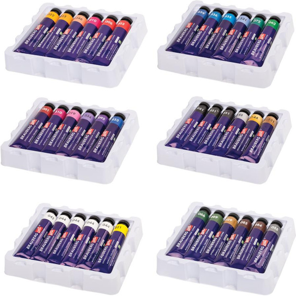 Краски акриловые художественные BRAUBERG ART 192245