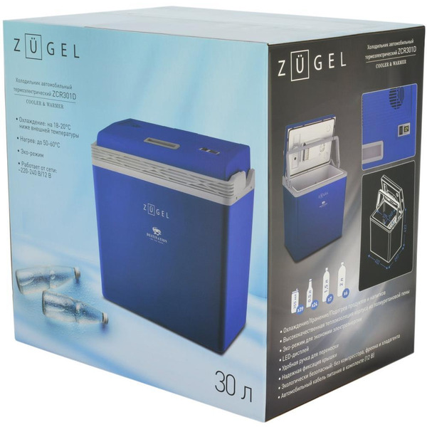 Автохолодильник Zugel ZCR301D