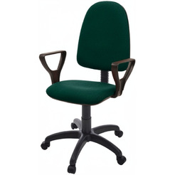 Кресло офисное Фабрикант Престиж+ (ТК-8 зеленый/черный/PL 600)
