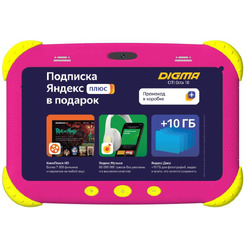 Планшет Digma CITI Kids (розовый)