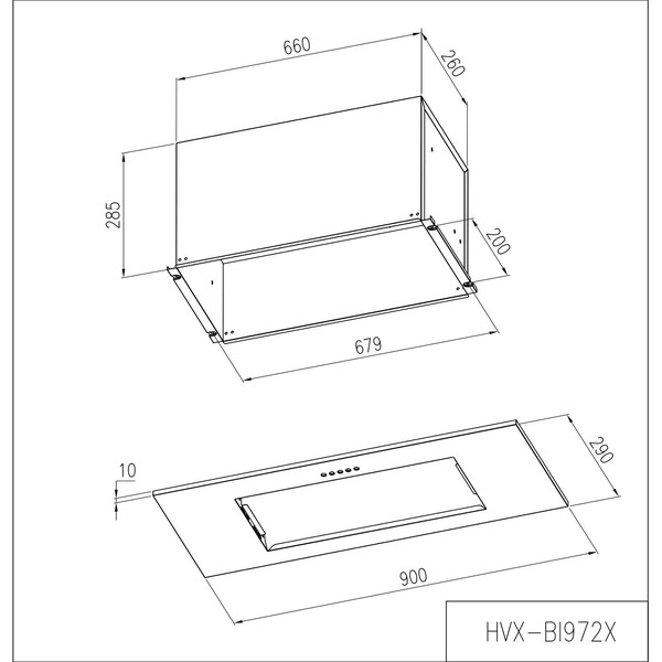 Вытяжка Haier HVX-BI972X