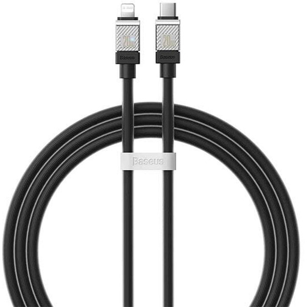 Кабель Baseus CoolPlay Series USB Type-C - Lightning (2 м, черный)