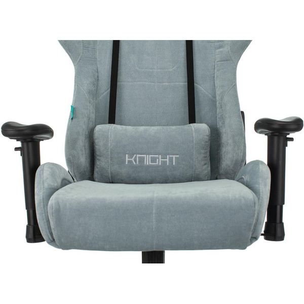 Кресло игровое Zombie VIKING KNIGHT Fabric Light-28 (1372998) серо-голубой