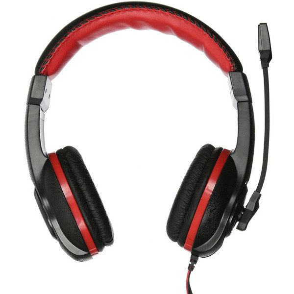 Наушники Oklick HS-L200 (черный/красный)