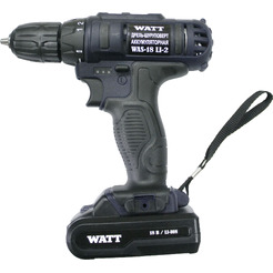 Дрель-шуруповерт WATT WAS-18 Li-2 New (1.018.031.12)
