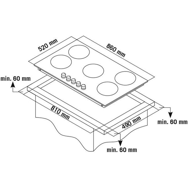 Варочная панель Simfer H90W51B572