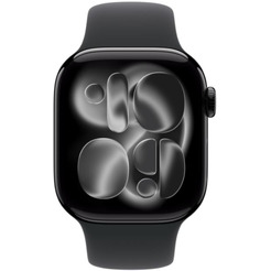 Смарт-часы Apple Watch S11 42mm A3331 Jet Black MEQU4RK/A (размер ремешка M/L)