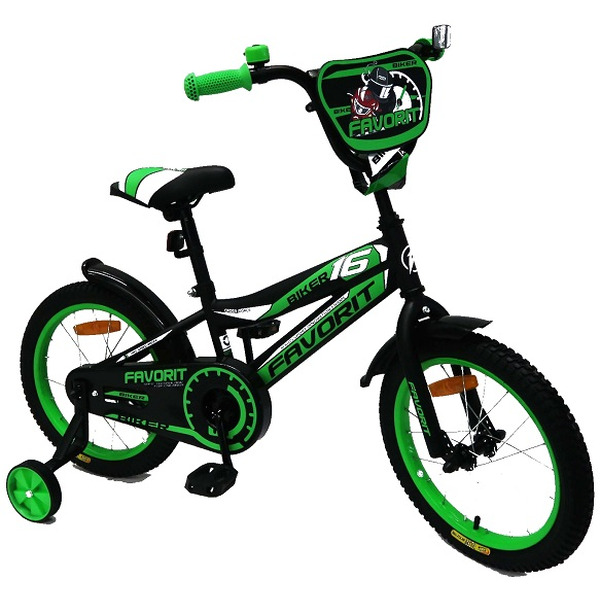 Детский велосипед Favorit Biker BIK-P16 (зеленый)