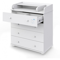 Комод пеленальный Атон Орион 804 Oliver ЛДСП (белый)