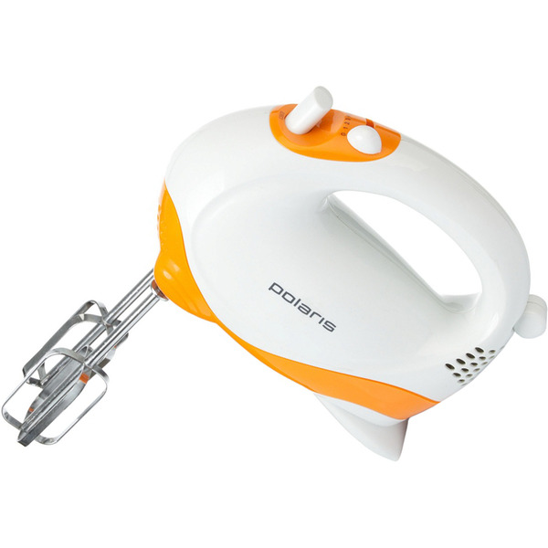 Миксер Polaris PHM2010 Белый/Оранжевый