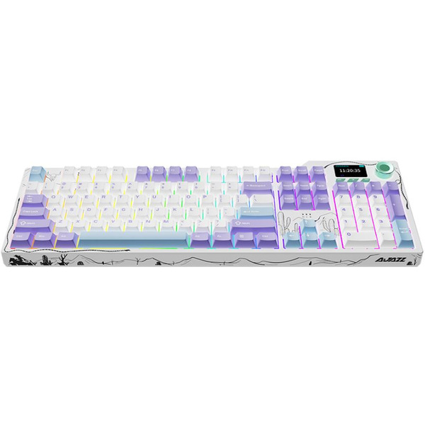 Клавиатура Ajazz AK35I V4 Avocado Switch (фиолетовый/белый/синий)