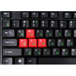 Клавиатура Nakatomi KN-02U Black-Red