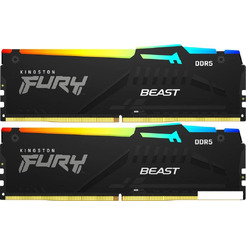 Оперативная память Kingston FURY Beast RGB 2x16ГБ DDR5 6800МГц KF568C34BBEAK2-32