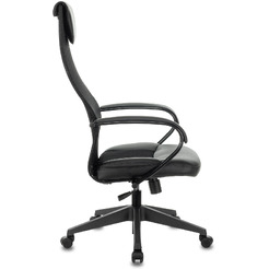 Кресло Бюрократ  CH-608 TW-01 TW-11 (сетка черный/иск кожа)