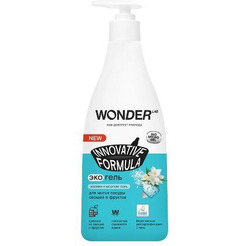 Экогель для посуды WONDER LAB Жасмин и морская соль 0.55 л