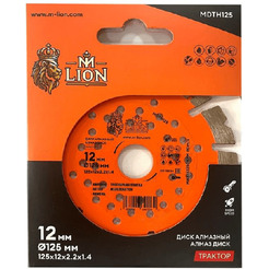 Диск алмазный M-Lion MDTH125