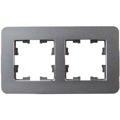 Рамка для электроустановочных изделий IEK Brite BR-M22-M-01-K48