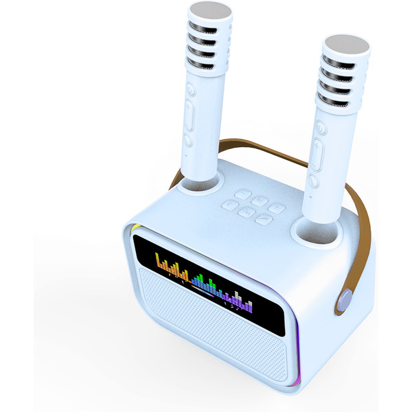 Колонка-караоке с двумя микрофонами Maxtop KK04B