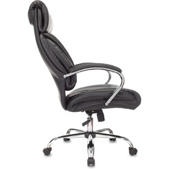 Офисное кресло Бюрократ T-9904NSL/BLACK-PU (черный)