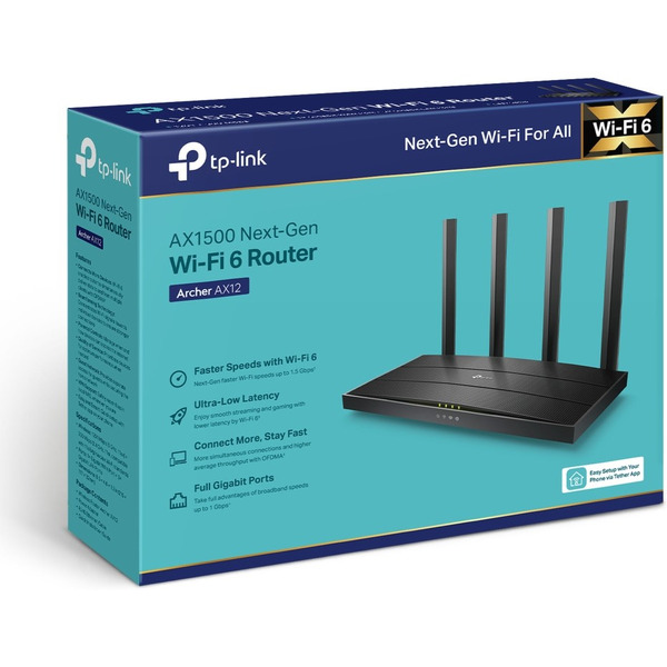 Wi-Fi роутер TP-Link Archer AX12