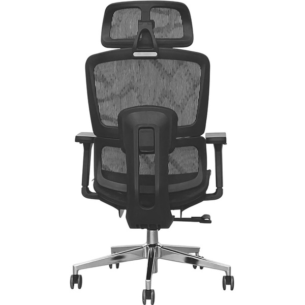 Кресло офисное SITUP GARFILD LUX BLACK chrome (сетка армированная Black/ Black)