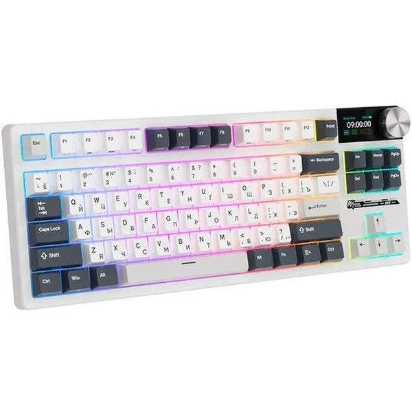 Клавиатура Royal Kludge RK S85 White Night (Cloud switch)