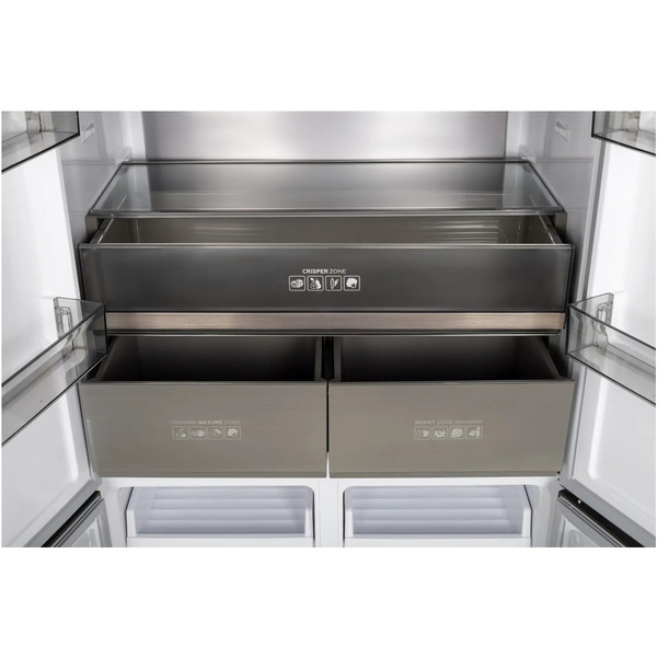 Холодильник TECHNO FF4-65 (белое стекло)