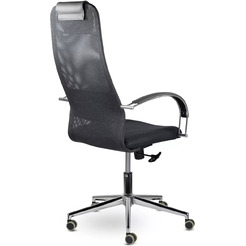 Кресло офисное UTFC Соло хром SoloСН Ср S-0401 (черный)