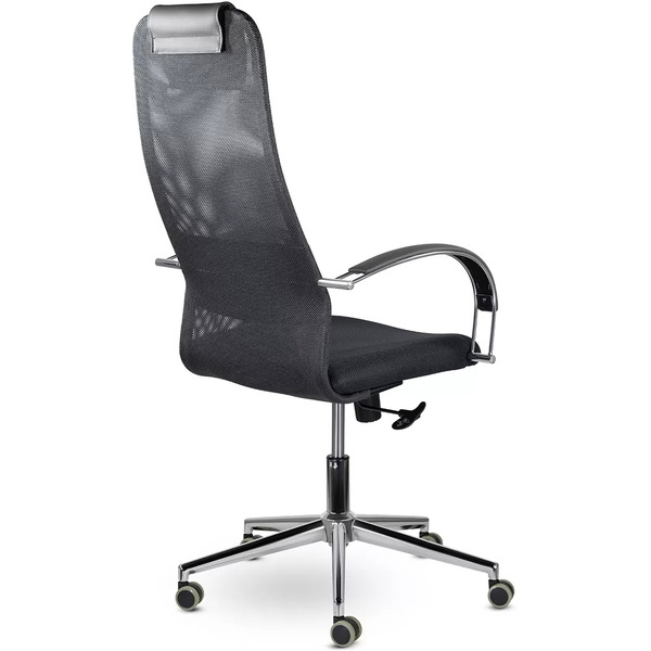 Кресло офисное UTFC Соло хром SoloСН Ср S-0401 (черный)