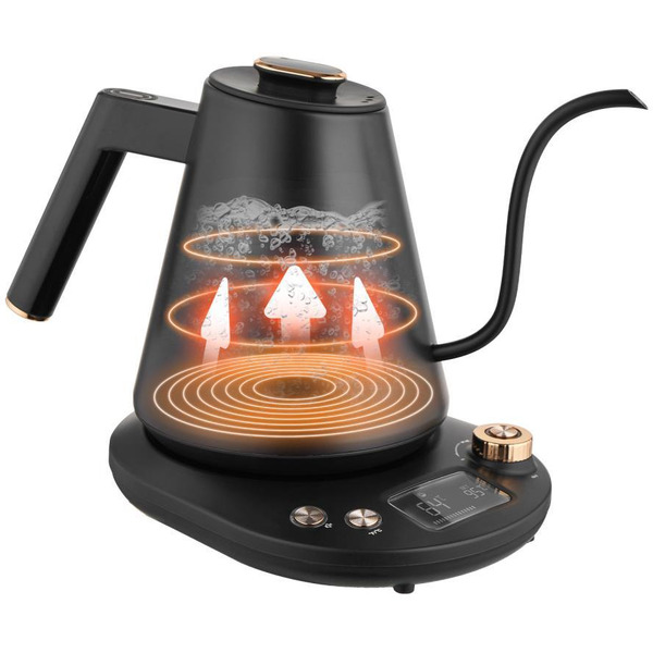 Чайник для заваривания кофе и чая Galaxy Line GL 0341 (черный)