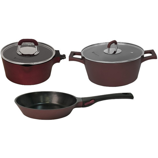 Набор посуды Polaris Burgundy-06S