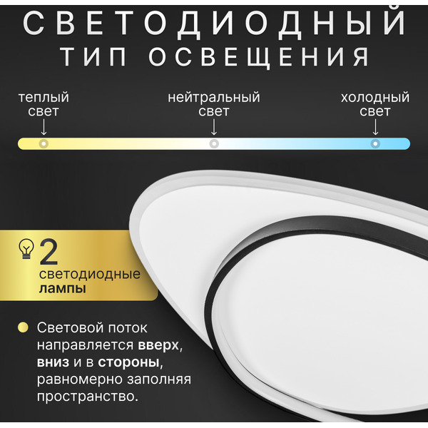 Припотолочная люстра Sundays Home KR-32 6259