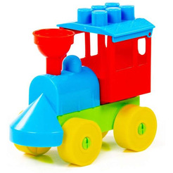 Конструктор Полесье Юный путешественник 55231 Паровоз