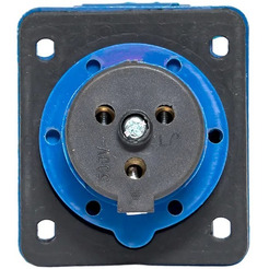 Розетка стационарная внутренняя EKF 413 2Р+РЕ 16А 220В IP44 PROxima