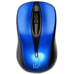 Мышь Oklick 675MW (черный/синий)